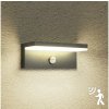 Brilagi-LED Vonkajšie nástenné svietidlo so senzorom TESSI LED/10W/230V antracit IP54 BRI369 + záruka 3 roky zadarmo