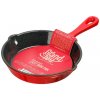 Litinová pánev GRAND FEU FRYP15R, O15,5 cm, červená