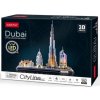 CubicFun 3D puzzle CityLine panorama svítící Dubaj 182 ks