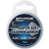 Savage Gear Fluorocarbon Super Soft EGI Pink 25 m 0,25 mm 4,66 kg