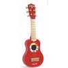 Janod Drevená prvá gitara pre deti Confetti červená