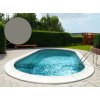 BWT Bazénová fólia oválna 800 x 400 x 150 cm Grey - Hrúbka 0,8 mm/so závesným lemom P1