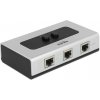 Delock Switch RJ45 10/100/1000 Mb/s 2 porty manuálne - obojsmerný