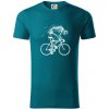 Gravel Bike - kostra - Tričko z organickej bavlny - 2XL ( Petrolejová )