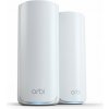 Netgear ORBI RBE772-100EUS WIFI 7 MESH Zusatzsatellit 2er Set, Mesh Access Point (weiß, Tri-Band WiFi 7)