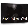 Sablio Obraz Seriál Priatelia FRIENDS Bozk - 90x60 cm