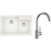 Set Blanco Legra 8 + Blanco Mida Chróm biela