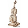 Robotime drevené 3D puzzle Violončelo 58 ks