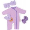 LullaBaby Dupačky pre bábiku fialové s doplnkami