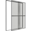 Sieťka na dvere dvojitá posuvná Home Protect antracit 230 x 240 cm