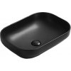 MEXEN - Daria umývadlo na dosku 50x35, čierna mat 21935085