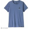 Patagonia Cap Cool Daily Graphic Shirt - Lands dámske tričko, Chouinard Crest: Current Blue X-Dye S