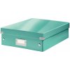 Leitz Škatuľa s 2-4 priehr. Click&Store WOW - Zelená, 3 ks, 6 ks, predné otváranie, 281 x 100 x 370, Zelená, 3 ks, 6 ks, predné otváranie, 281 x 100 x 370, Zelená, 3 ks, 6 ks, predné otváranie, 281 x
