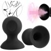 SuperLove Silicone Comfort Nipple Suckers Black