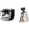 Rocket Espresso Bicocca, black + Eureka Mignon Zero 65 Speedy, CR white