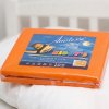AMIDO EXQUISIT Detská napínacia plachta zo 100 % bavlny – jemný deluxe oranžová Jersey 70x140 cm - možnosť úpravy rozmeru