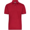 James & Nicholson Polokošile Solid JN 1806, elastická, krátký rukáv, pánská COT02180600404-red XL Červená