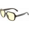 GUNNAR kancelářske/herní brýle HUMBOLDT EBONY * jantárová skla * BLF 65 * GUNNAR focus (HUM-12301)