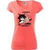 Mačka urobím čo chcem - Dámske tričko Pure - L ( Korálová )