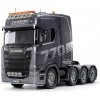 Tamiya RC Scania 8x4/4 Gun Metal painted 1/14 KIT