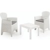 I.P.A.E-Progarden Záhradný set AKITA, 3-dielny, biela AKTC12BI