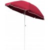 Záhradný plážový slnečník červený klasický Linder Exclusiv 200 cm