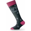 Lasting SJW Dětské ponožky čierna / červená