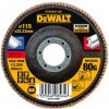 DT30621 DeWALT Brusný lamelový kotouč EXTREME na kov - plochý 115x22,2x80G Jumbo Typ 27