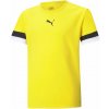 Detské tričko Puma, TEAMRISE JERSEY JR žltá,čierna,biela 176