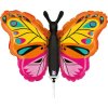 Mini fóliový balón Motýľ farebný 36cm