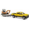 Bruder Terénne auto RAM, vozík, minibager 02546
