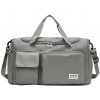 Veľkokapacitná cestovná Gym športová taška - Sivozelená