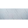 Mramorový nástenný panel z PVC-Elegantná biela s jemnými čiernymi čiarovými žilami-3017-122x280 cm