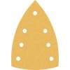 Bosch Brúsny papier EXPERT C470 so 7 otvormi pre viacúčelové brúsky 100 x 150 mm, zrnitosť 80, 10 ks 2608901116