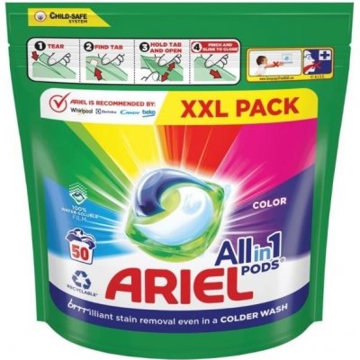 Ariel All in one Pods, gélove kapsuly Color 50 PD