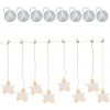 Nexos 86336 Svetelný záves Hviezdy, 8 LED, teplo biela