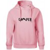 Camper nápis - Oversized mikina dámská Moon - kratšia + širšia - XL ( Ružová )