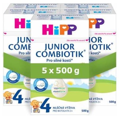 HIPP 4 Junior combiotik 2r+ 5 x 500 g - HiPP 4 JUNIOR Combiotik 5 x 500 g