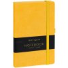 NOTIQUE Notes Žltý, linajkový 13 x 21 cm