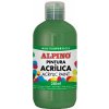 Alpino Fľaša akrylové farby do školy 250ml. svetlozelená