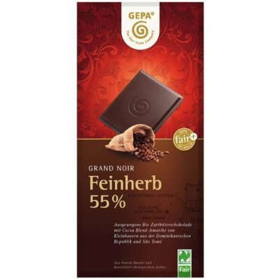 Gepa Bio horká čokoláda 55% 100 g