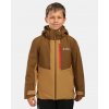 Chlapčenská lyžiarska bunda Kilpi DENVER-JB hnedá 158