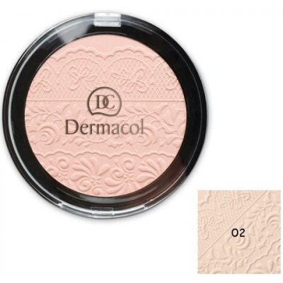 Dermacol Compact Powder, Kompaktný púder s reliéfom čipky, odtieň č.02, 8g, č. 02