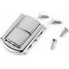 Sada zapínania na krabičky, šperkovnice a kufríky 24x31 mm - 1 ks nikel