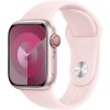 Apple Watch Series 9 Cellular 41mm Ružový hliník so svetlo ružovým športovým remienkom S/M