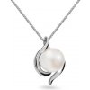 iZlato Forever Náhrdelník s prírodnou perlou v bielom zlate IZ21626ANH