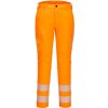 PORTWEST Kalhoty RWS R440 do pasu, strečové, reflexní POR-R440ORR58E Oranžová 58