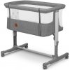 Lionelo Cestovná postieľka Aurora Grey Concrete