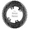 Převodník OVAL ROAD 2X 110/4bcd 52T černá pro 9100/8000