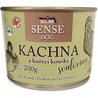 Falco Sense Dog kačka a kurča 200 g